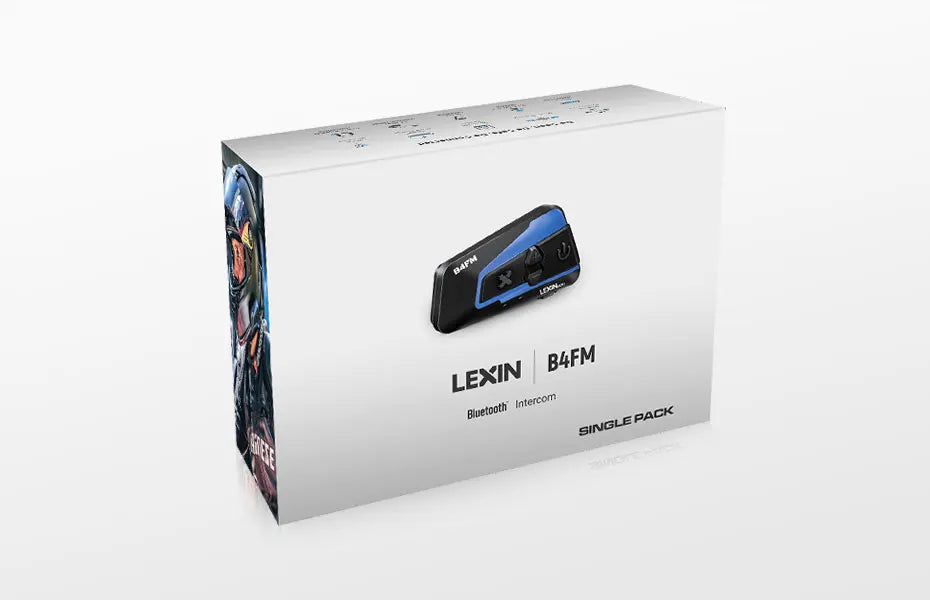 Motorcycle Bluetooth Headset - Lexin B4FM